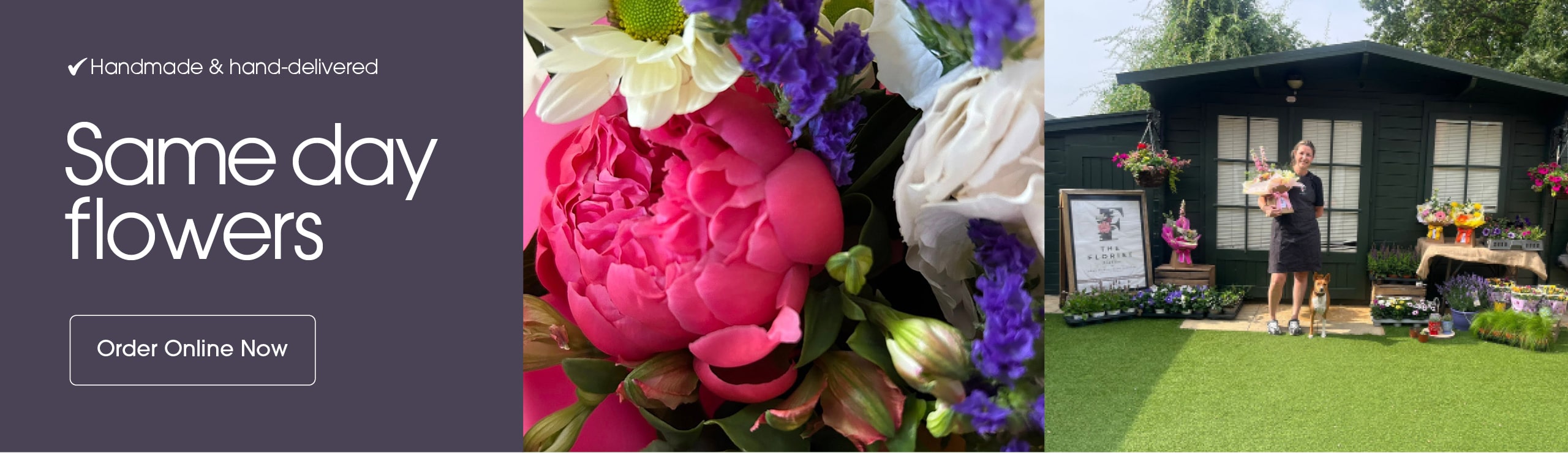 Seasonal bouquets from The Florist in Branton offering same-day delivery